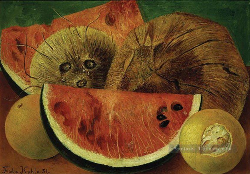 Le féminisme des noix de coco Frida Kahlo Peintures à l'huile